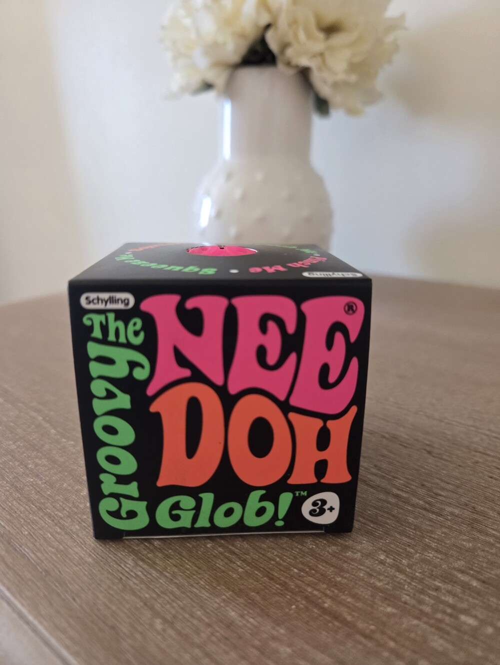Needoh Groovy Glob- Regular Size- (Not Mini) Pink